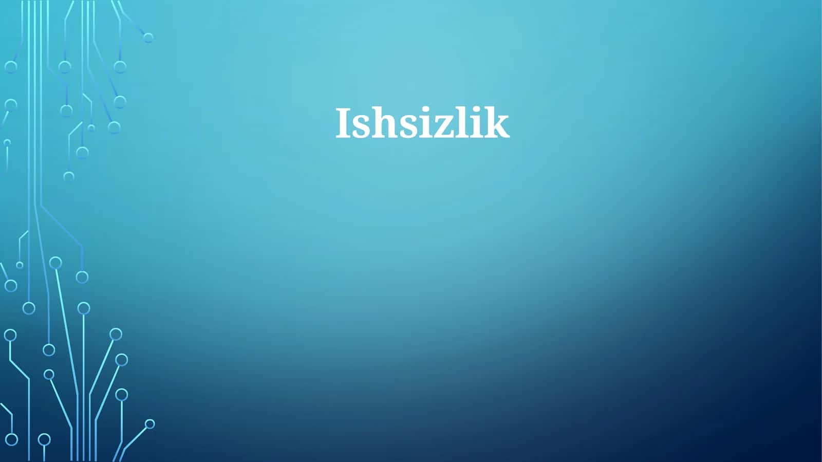 Ishsizlik
