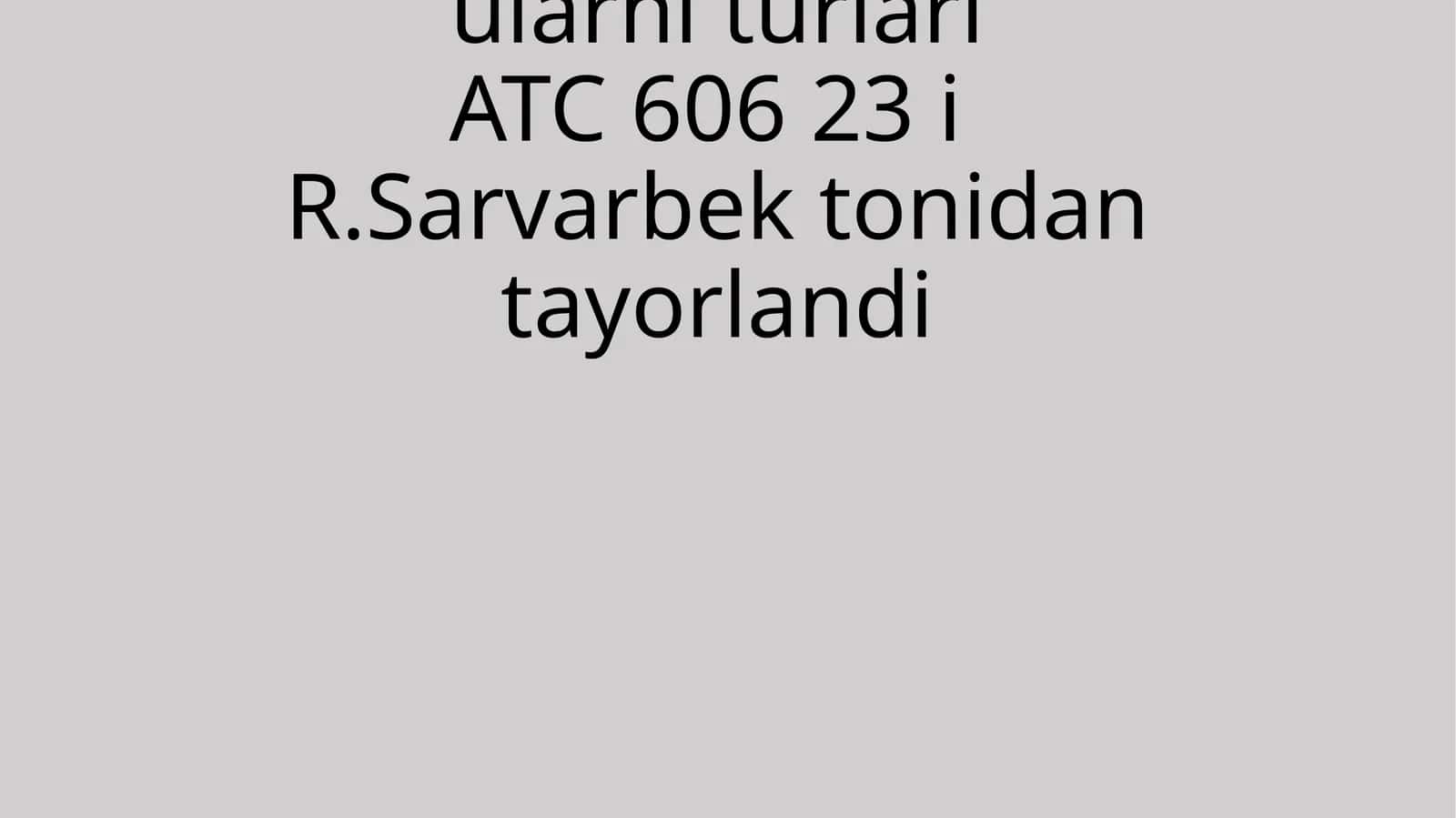 Axborot tizimlari va ularni turlari