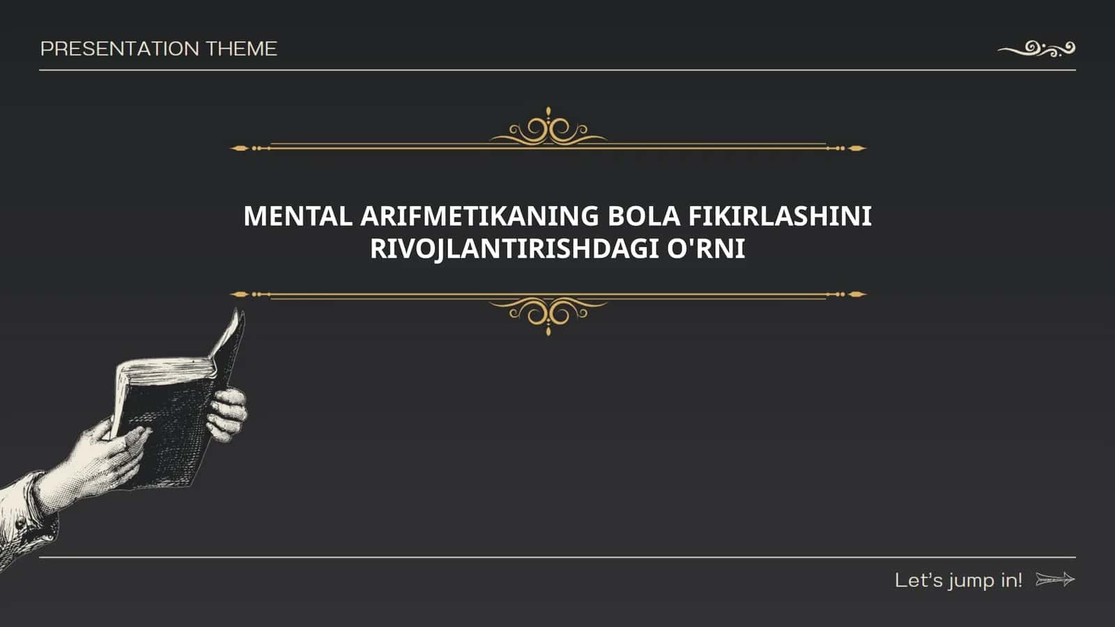 Mental arifmetikaning bola fikrlashini rivojlantirishdagi o'rni