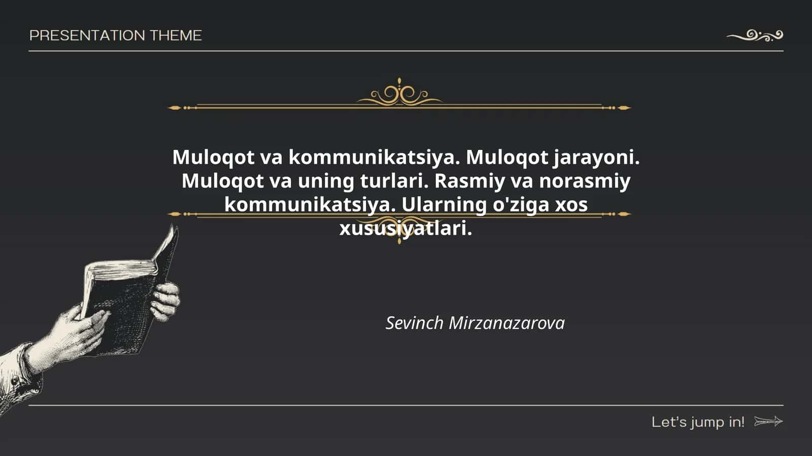 Muloqot va kommunikatsiya
