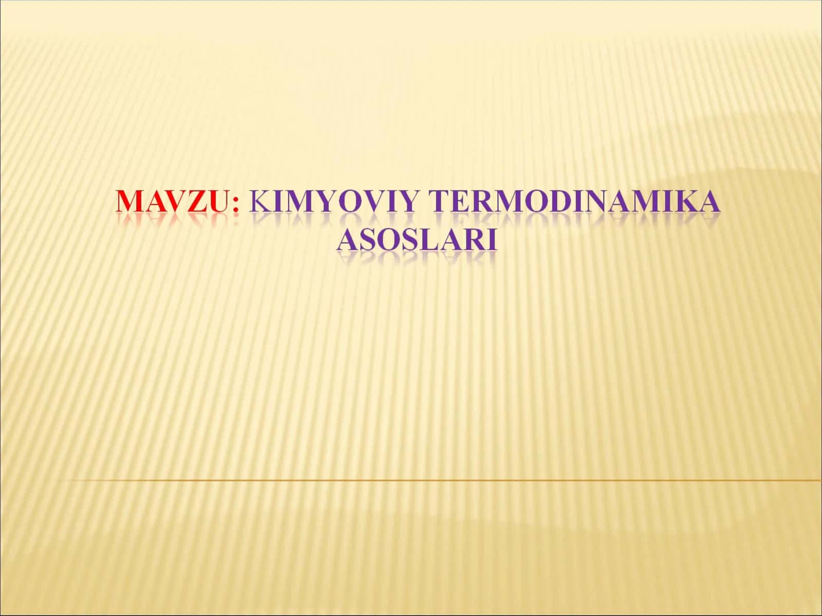 Termodinamika fani va uning vazifalari