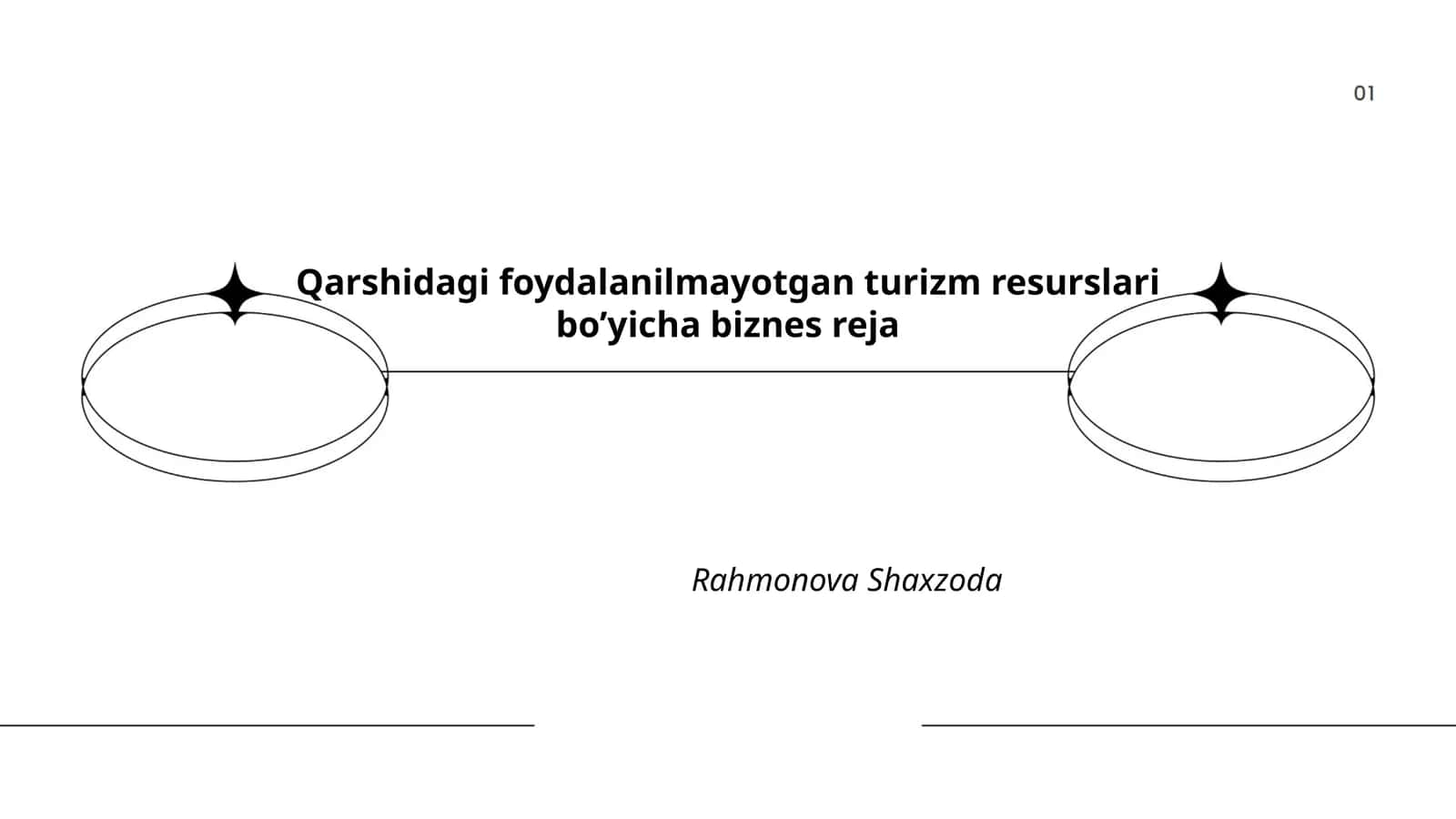 Qarshidagi foydalanilmayotgan turizm resurslari bo’yicha biznes reja