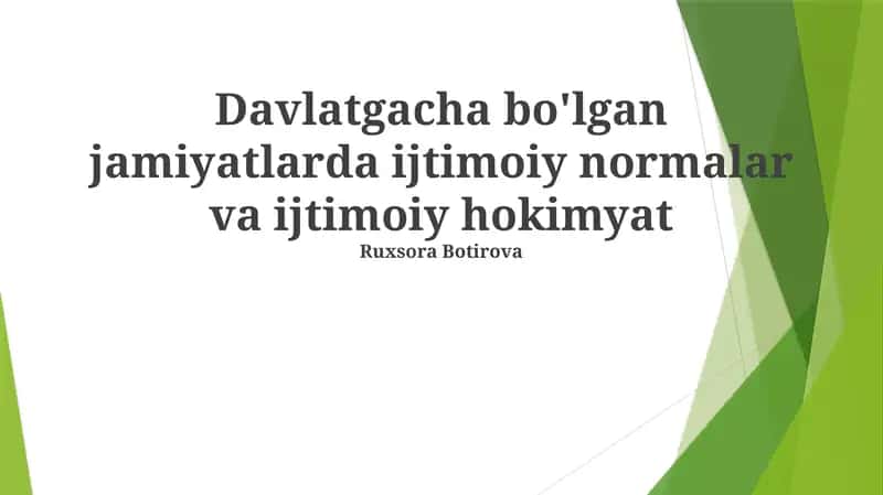 Ijtimoiy Normalar: Tartibning Asosi