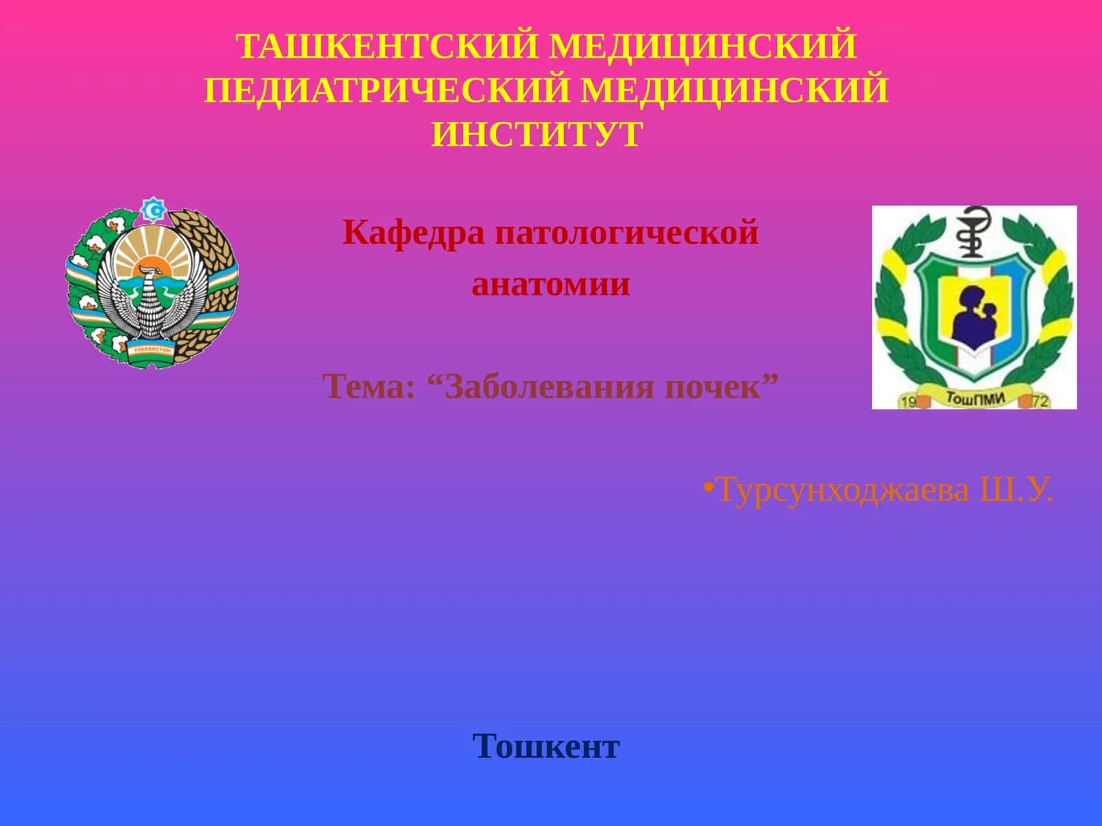Заболевания почек