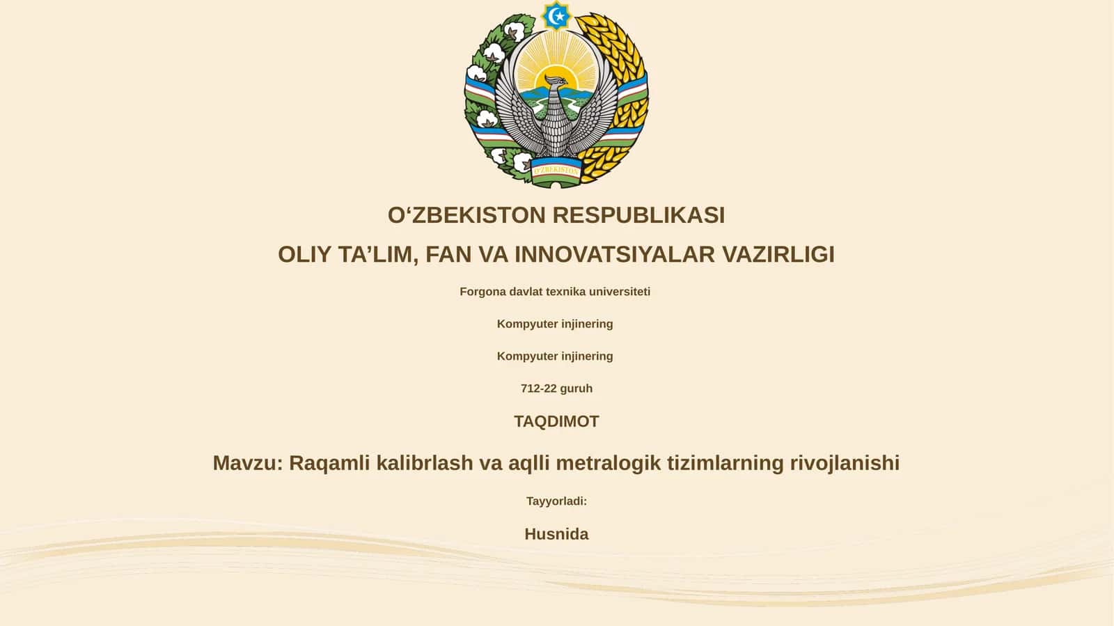 Raqamli kalibrlash va aqlli metralogik tizimlarning rivojlanishi
