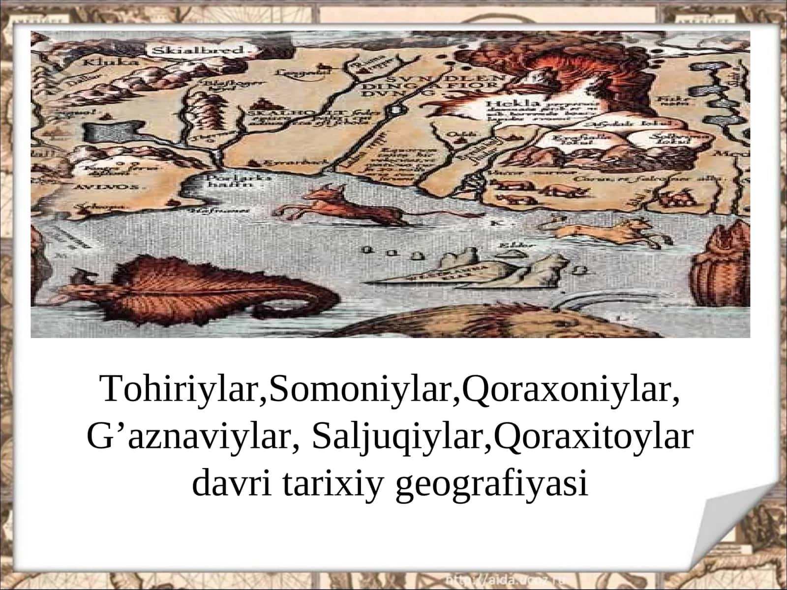 Qoraxitoylar davri tarixiy geografiyasi