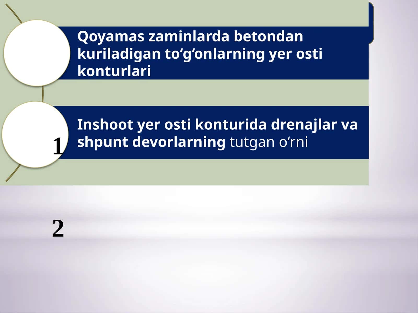 Gidrotexnika inshootlari ostikonturining ratsional konstruksiyasini tanlash