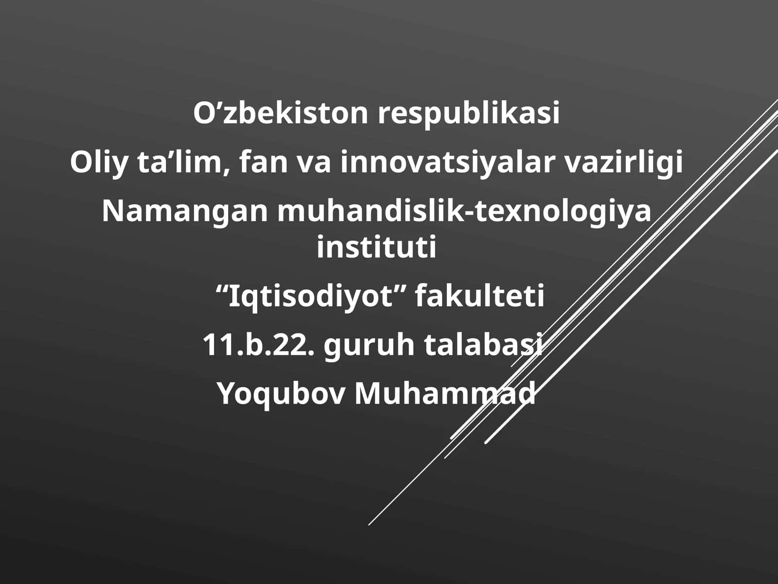 Talabni Qondirishni Tadqiq Etish va Prognoz Qilish