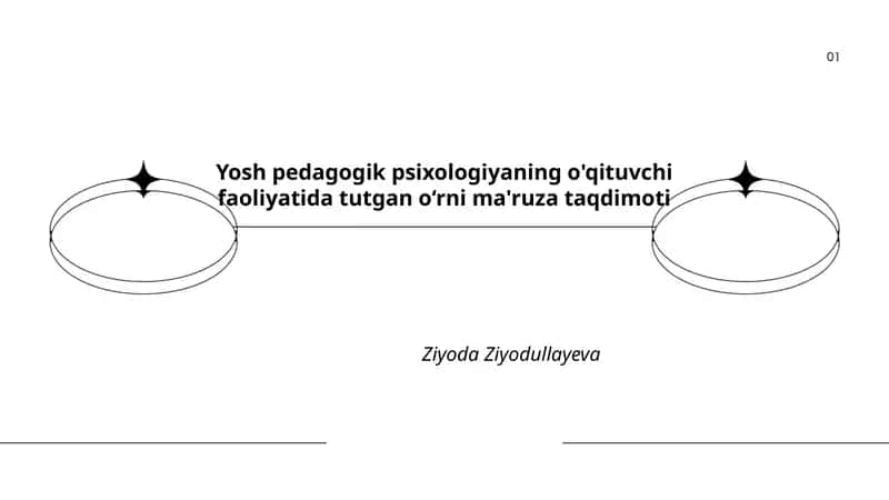 Yosh pedagogik psixologiyaning o'qituvchi faoliyatida tutgan o‘rni ma'ruza taqdimoti