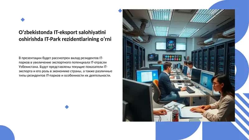 IT-Park rezidentlari o‘rni