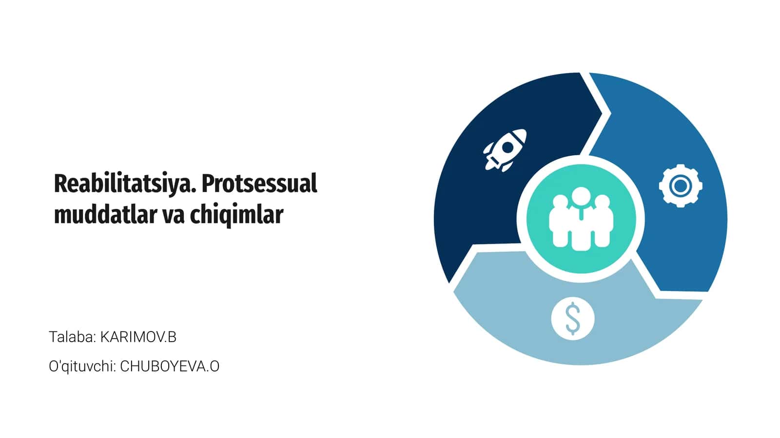 Reabilitatsiya. Protsessual muddatlar va chiqimlar