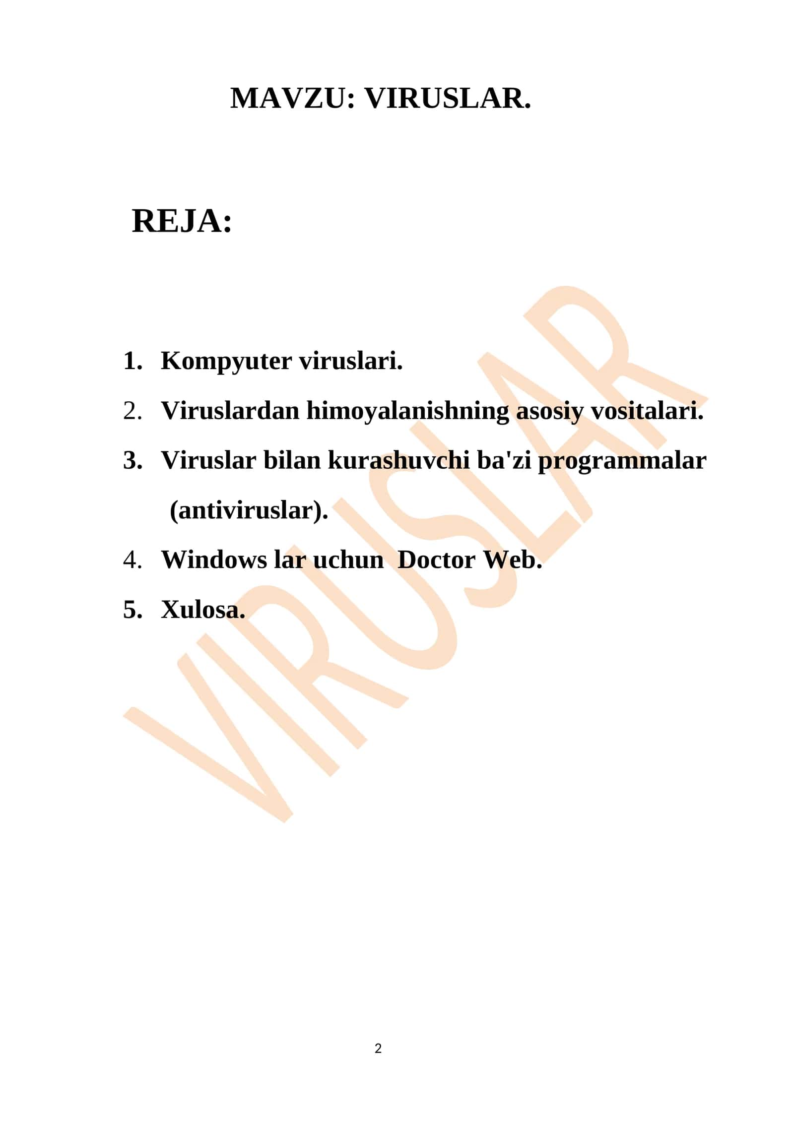 VIRUSLAR