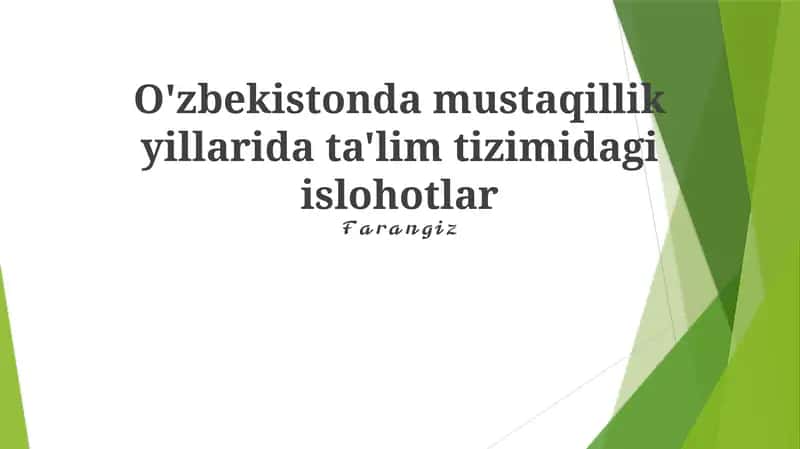 O'quv dasturlarini ishlab chiqish va standartlashtirish