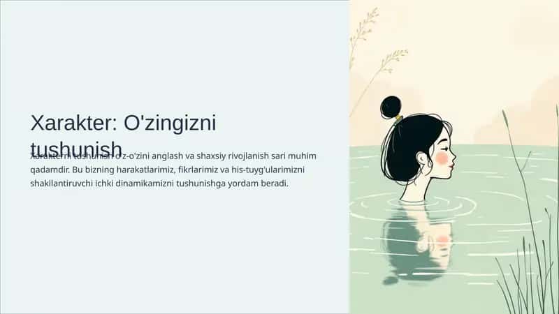 Xarakter: O'zingizni tushunish