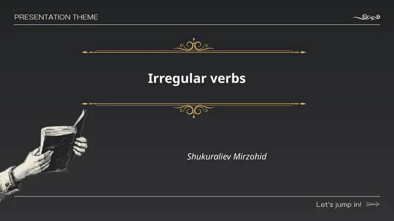 Irregular verbs