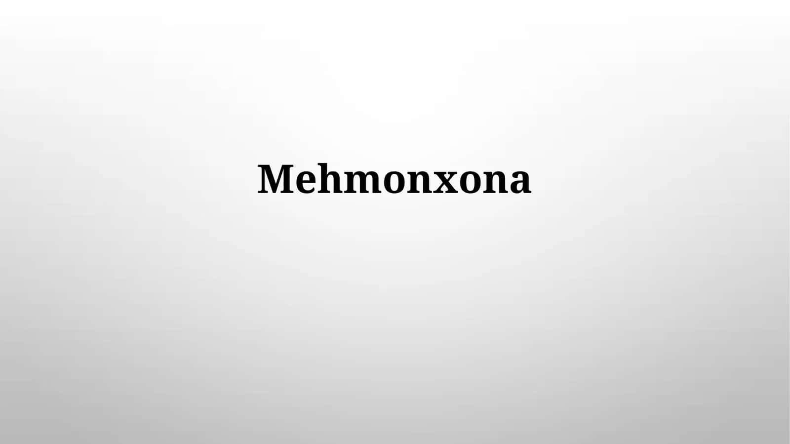 Mehmonxona