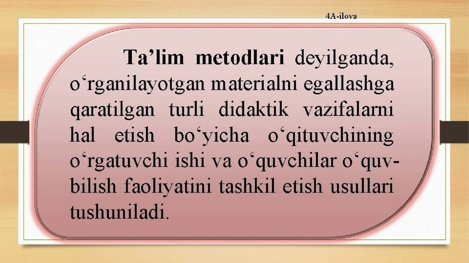 Taʼlim metodlari