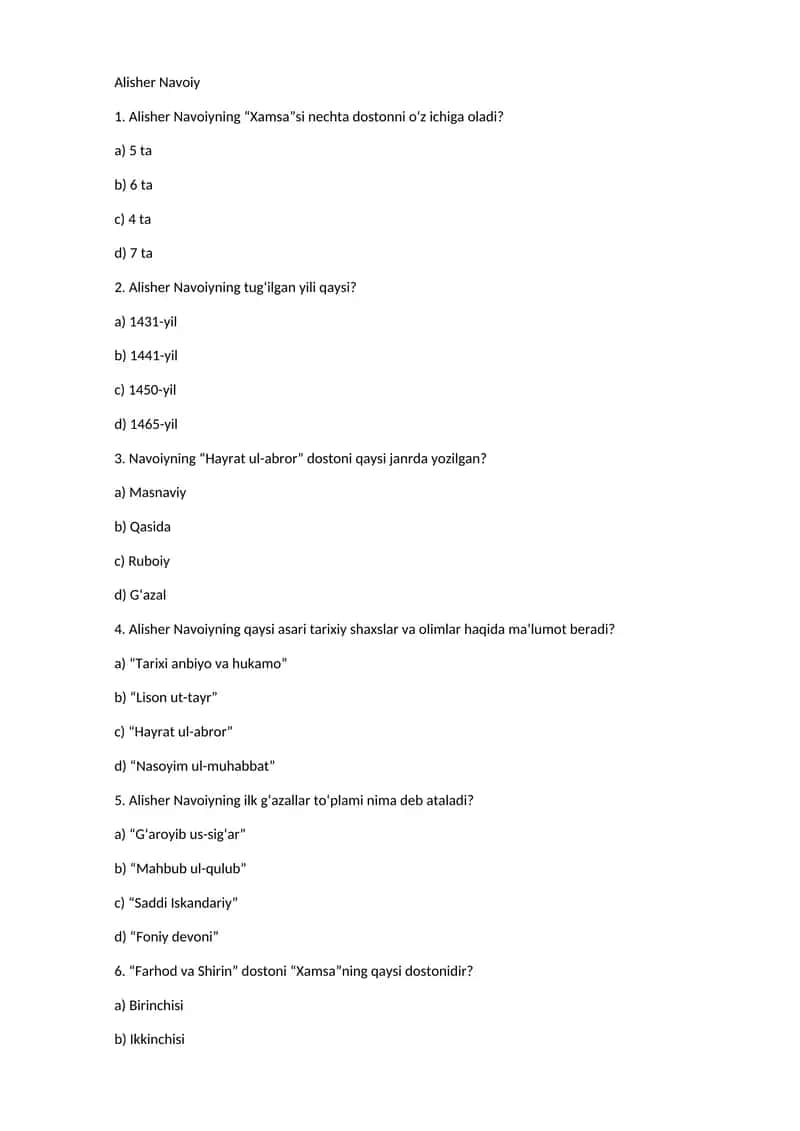 Amaliy pedagogika umumiy test