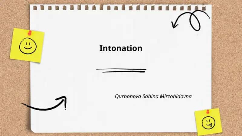 Intonation