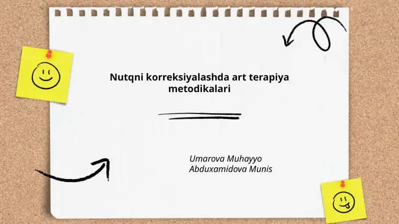 Nutqni korreksiyalashda art terapiya metodikalari