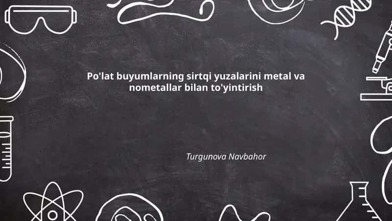 Tsink bilan galvanizatsiya