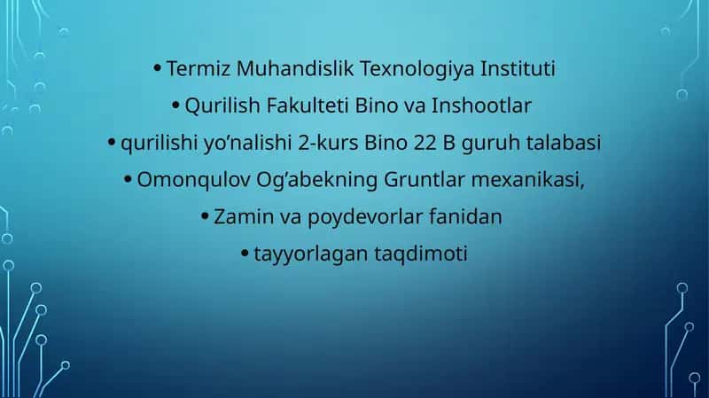QiYalik Turg'unligi