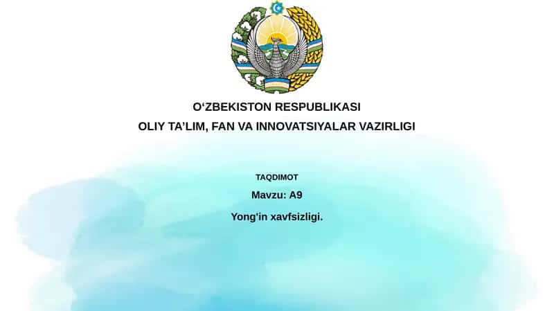 A9Yong'inxavfsizligi