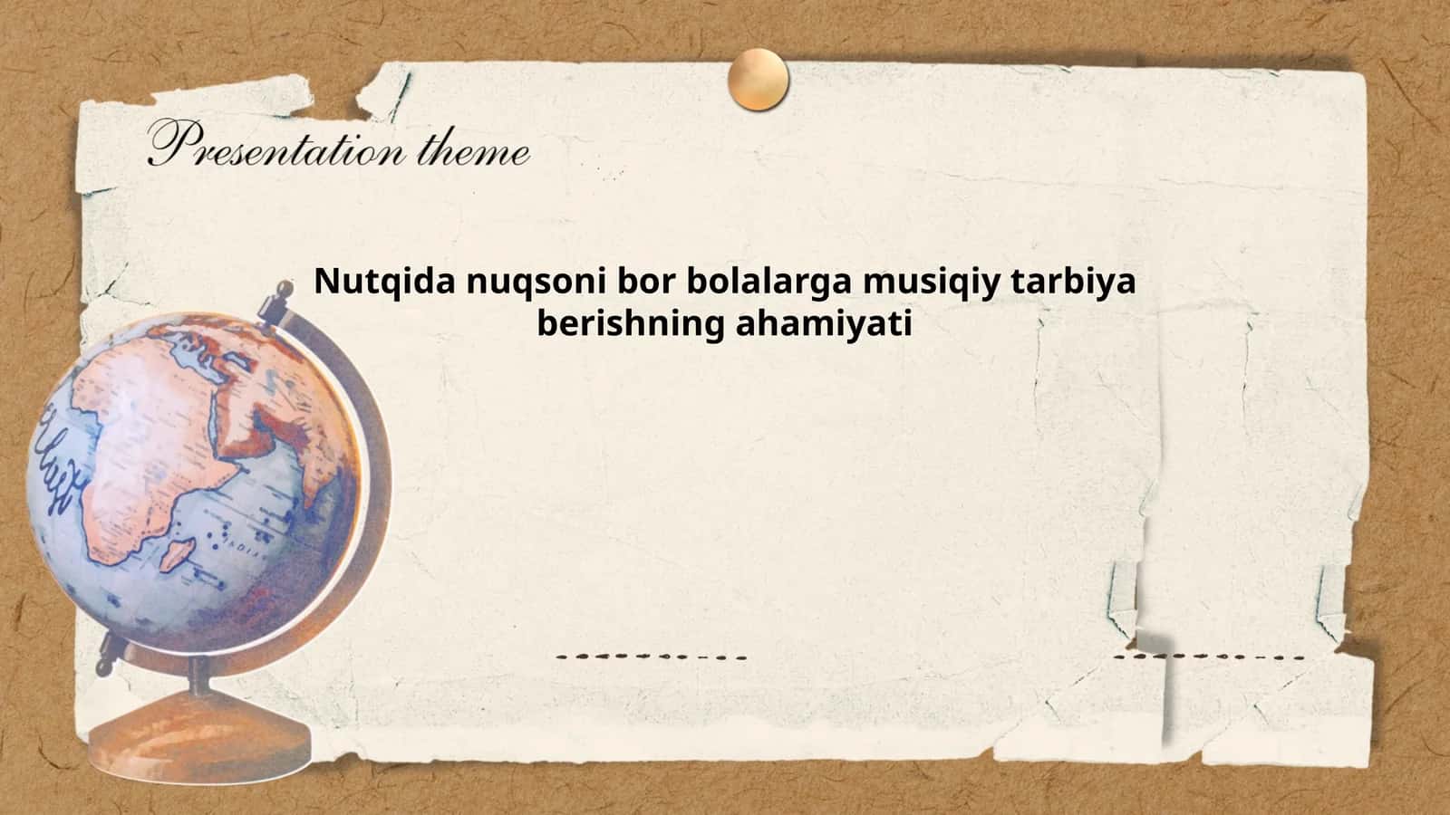 Nutqida nuqsoni bor bolalarga musiqiy tarbiya berishning ahamiyati