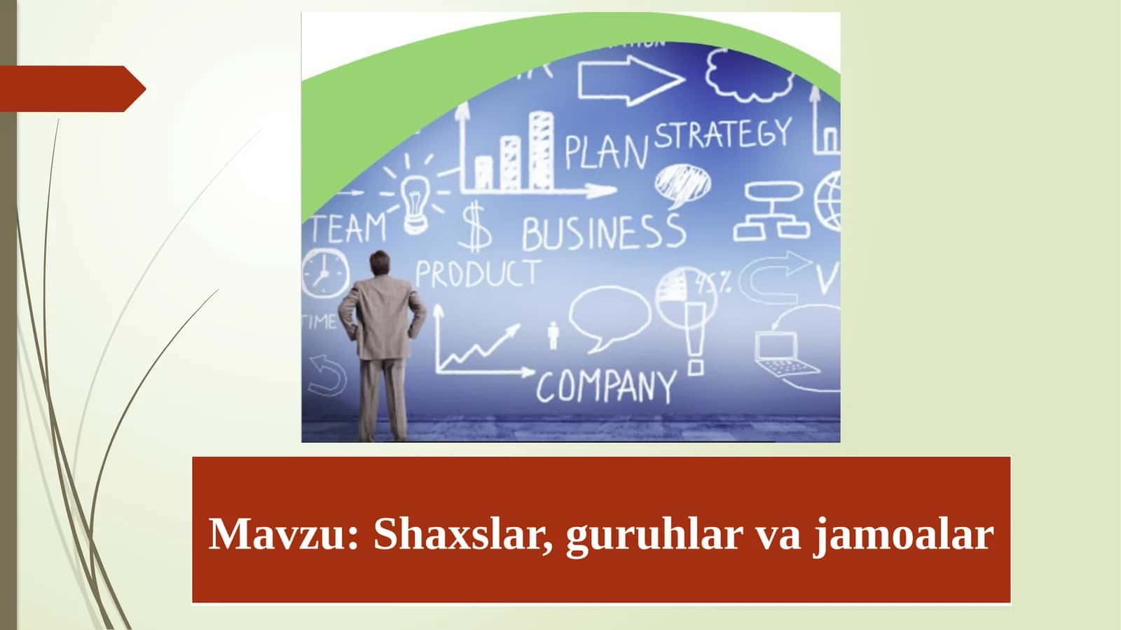 Shaxslar, guruhlar va jamoalar