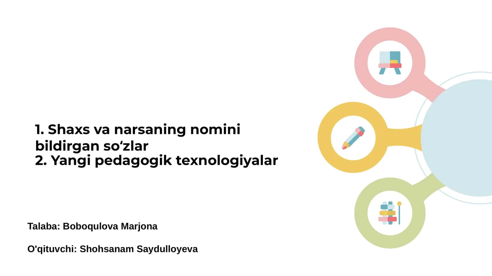 Yangi pedagogik texnologiyalar