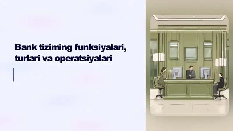Bank tizimi taqdimot