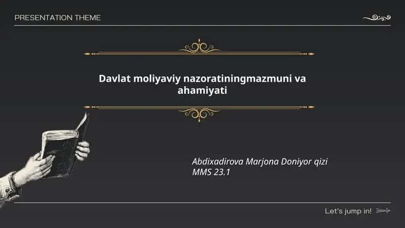 Davlat moliyaviy nazorati