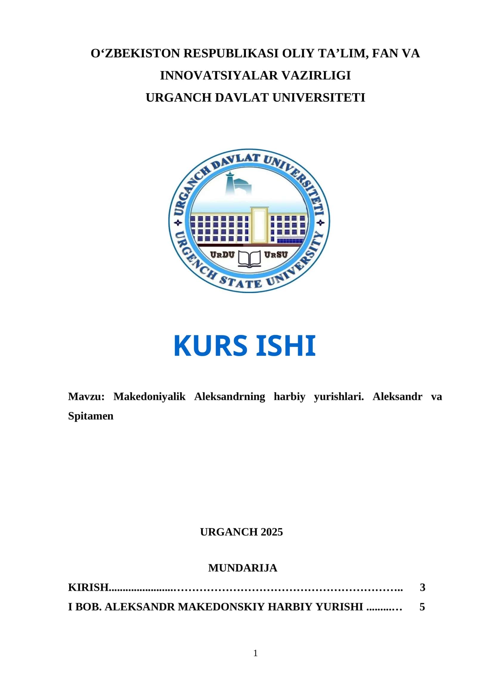Makedoniyalik Aleksandrning harbiy yurishlari. Aleksandr va Spitamen