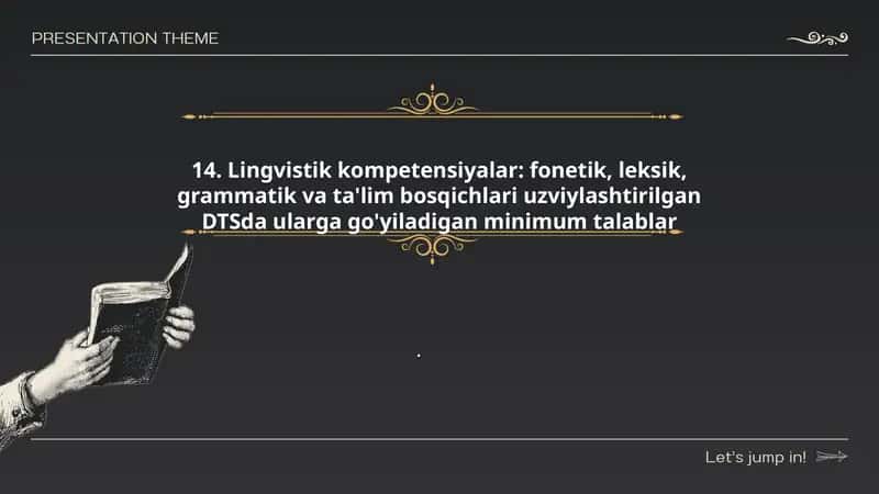 Lingvistik kompetensiyalar