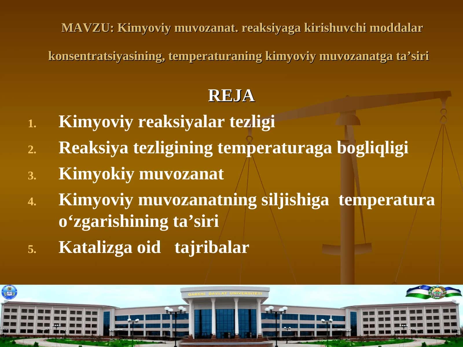 Kimyoviy muvozanat