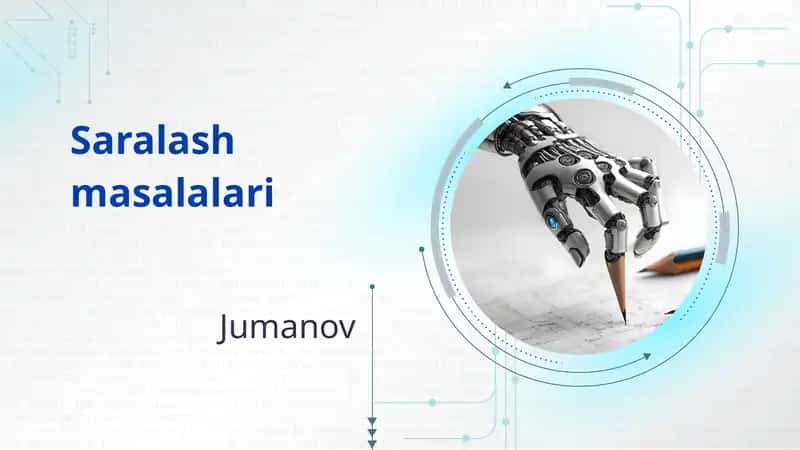 Saralash masalalari