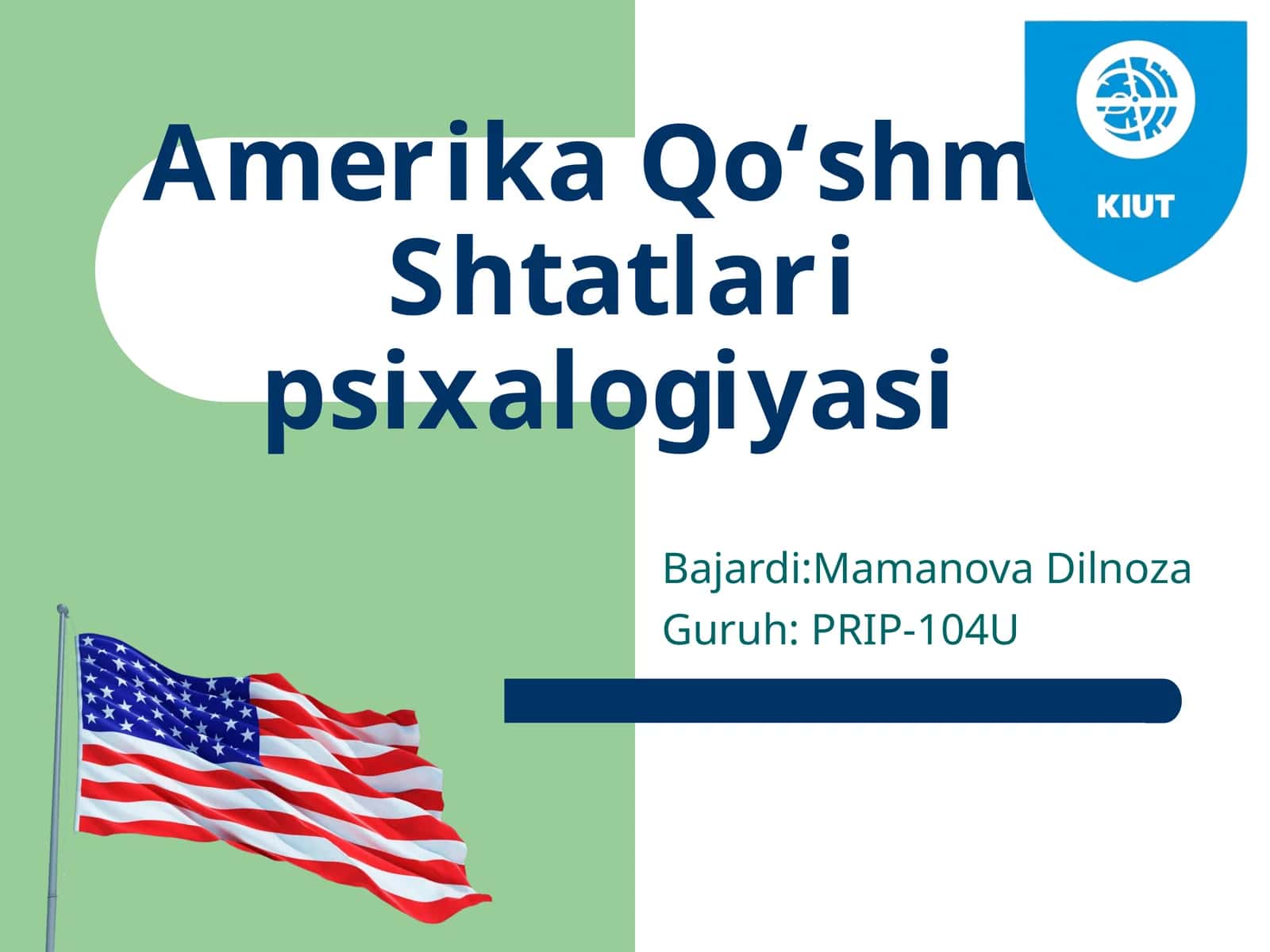 Amerika Qo‘shma Shtatlari psixalogiyasi