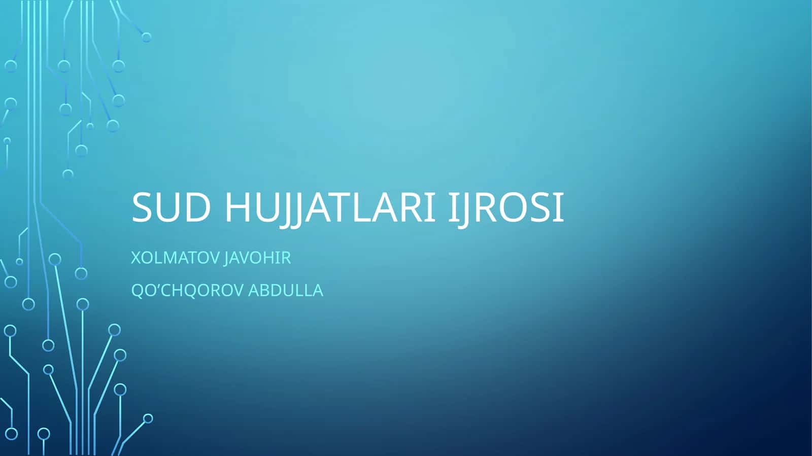 Sud hujjatlari ijrosi