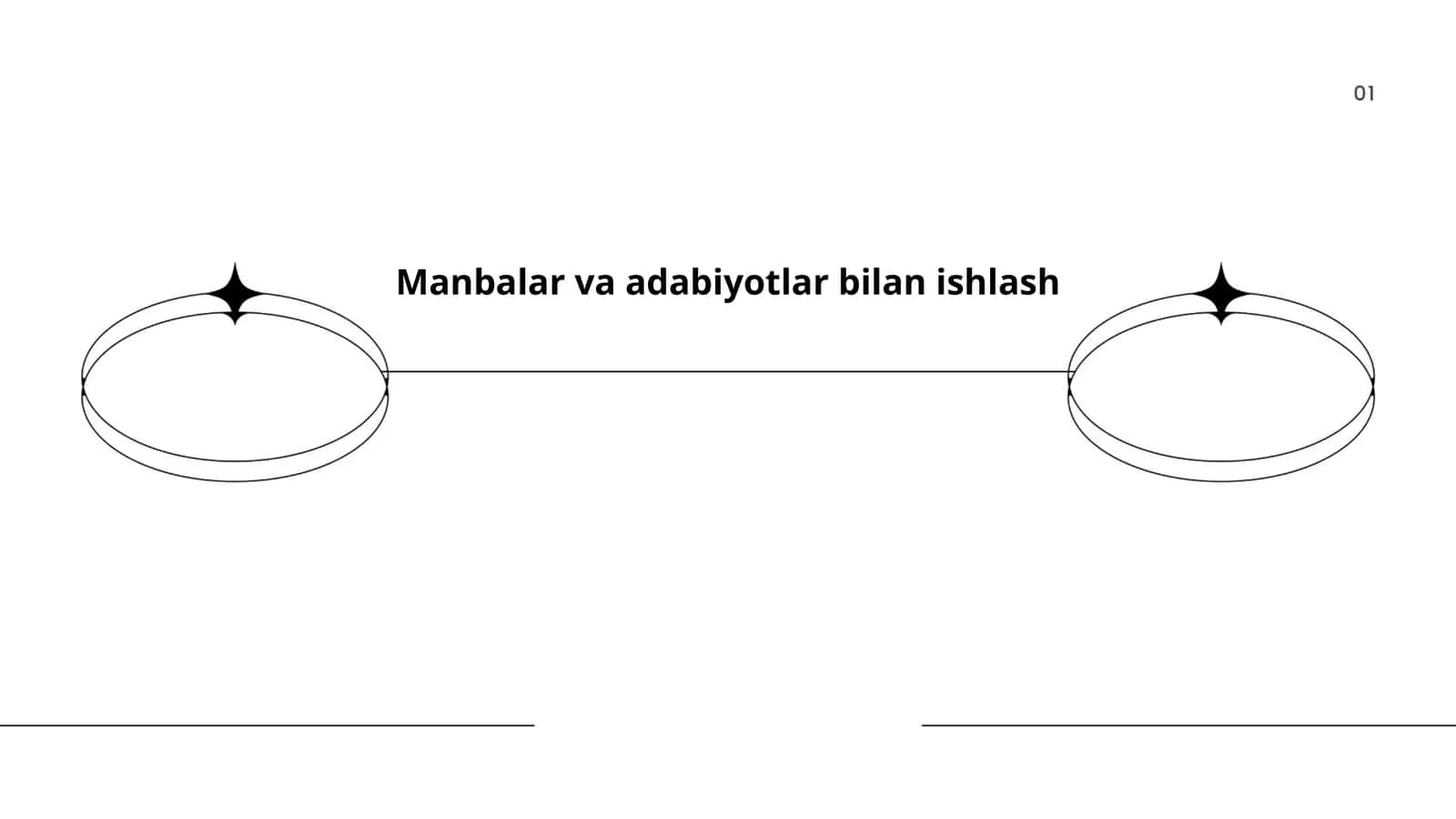 Manbalar va adabiyotlar bilan ishlash