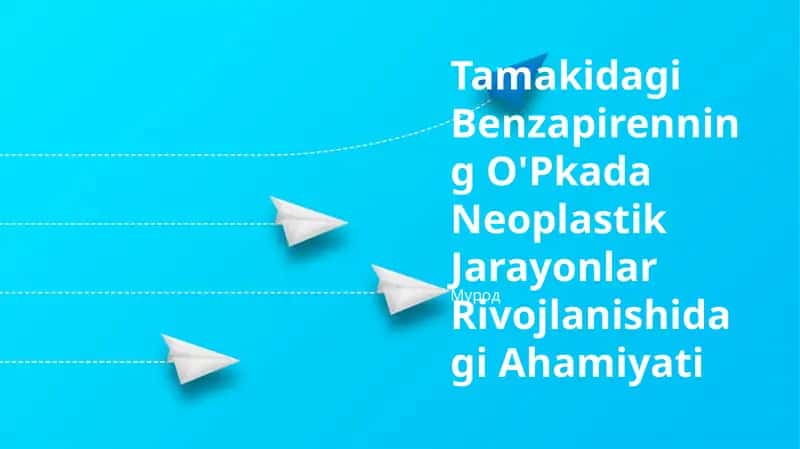 Tamakidagi Benzapirenning O'Pkada Neoplastik Jarayonlar Rivojlanishidagi Ahamiyati