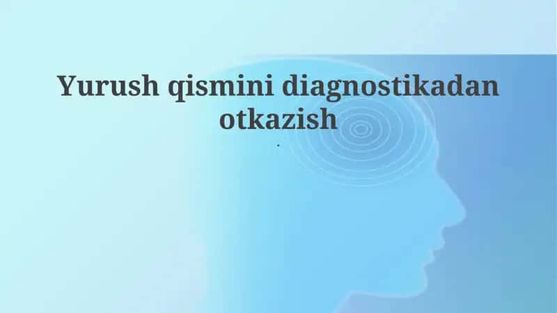 Umumiy holat diagnostikasi