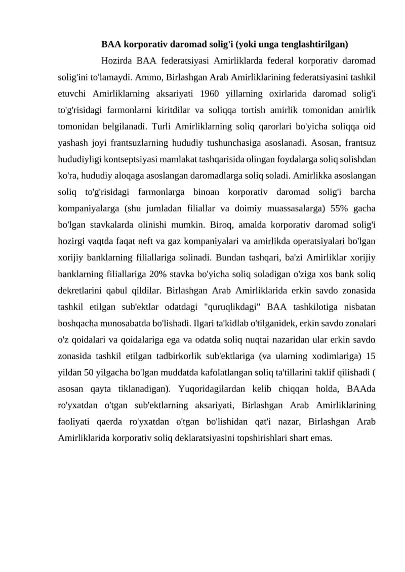 Korporativ daromad solig'i