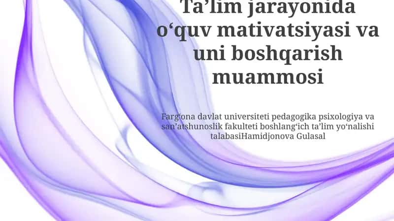 Samaralilikni Oshirishga Qaratilgan Tavsiyalar