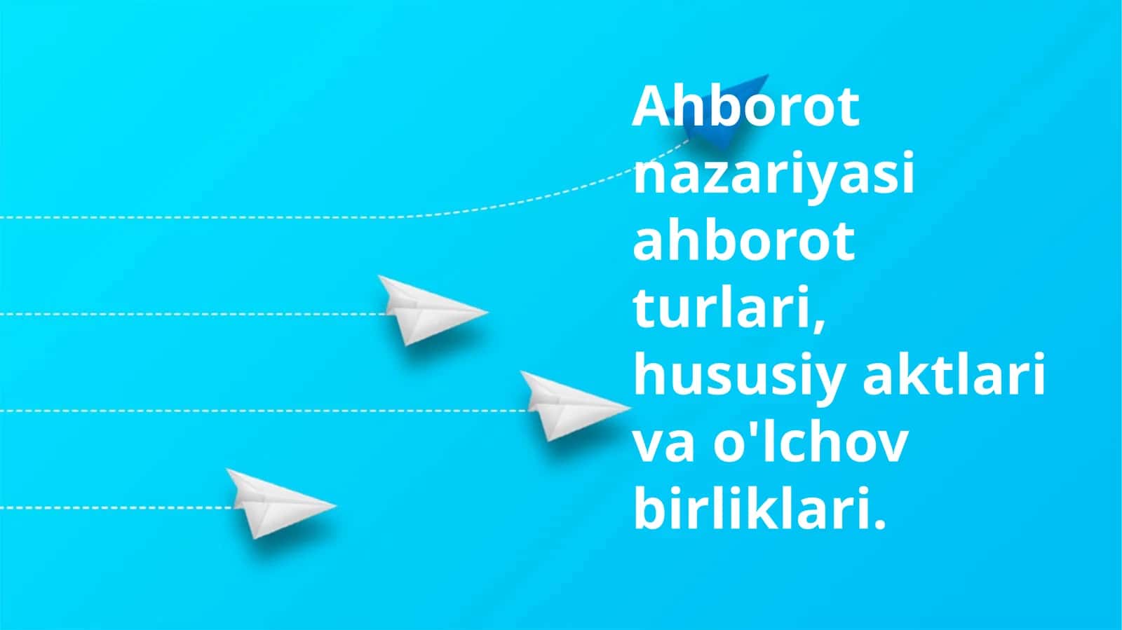 Ahborot nazariyasi