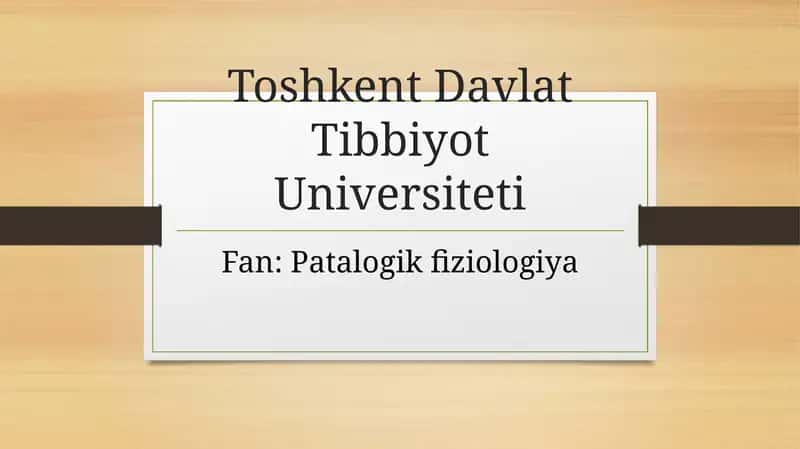 vitaminlar patologik fiziologiya