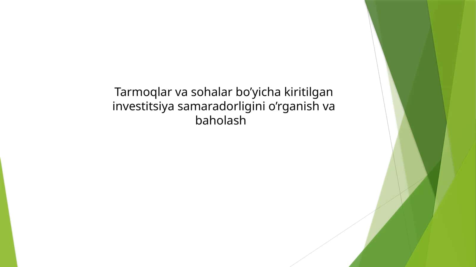 O‘ZBEKISTON RESPUBLIKASI 2022 — 2026-YILLARGA MO‘LJALLANGAN INVESTITSIYA DASTURINI TASDIQLASH HAMDA INVESTITSIYA LOYIHALARINI BOSHQARISHNING YANGI YONDASHUV VA MEXANIZMLARINI JORIY ETISH TO‘G‘RISIDA