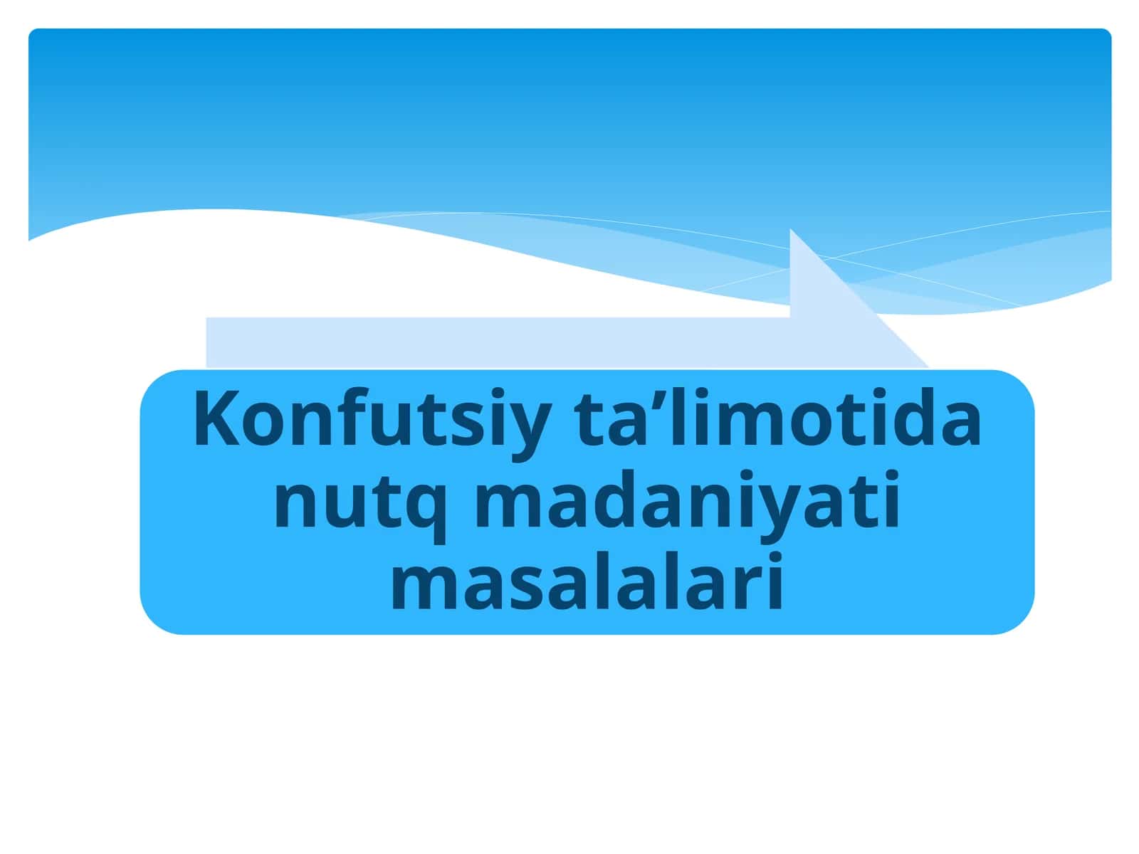 Konfutsiychilik ta'limoti