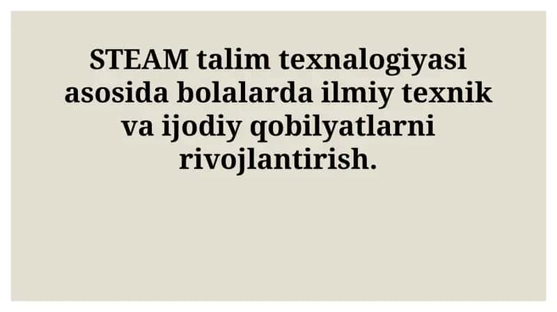 STEAM taʼlimi