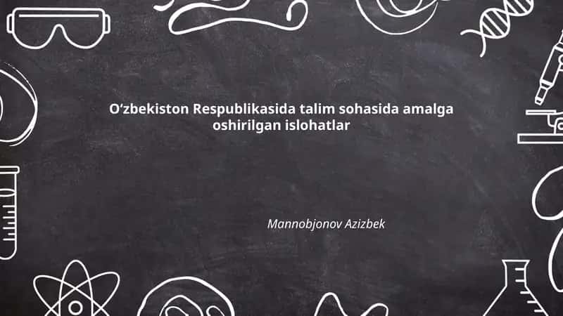 Umumta'lim maktablarida ta'lim sifatini oshirish islohi