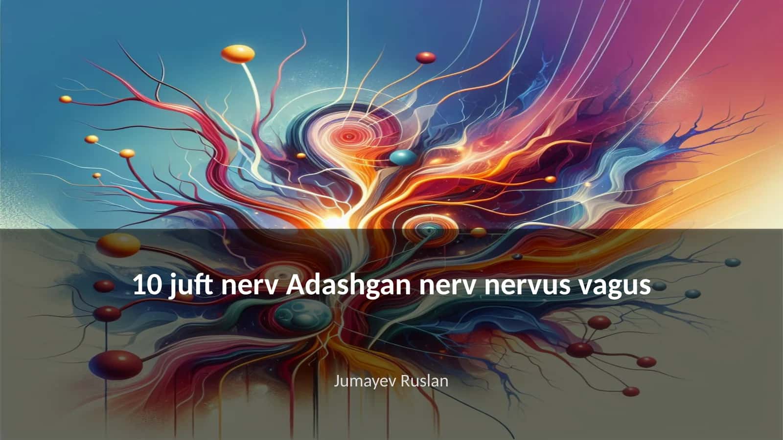 10 juft nerv Adashgan nerv nervus vagus